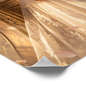 Vlinders en Tijd in Gouden Genade Poster (Hoek)