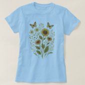Vlinders en Tuin Vrouwen T-shirt (Design voorkant)