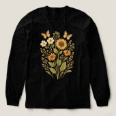 Vlinders en Tuin Vrouwen Tri-blend Shirt (Voorkant)