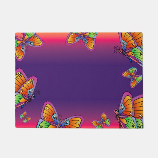 Vlinders en vlinders deurmat (Voorkant)