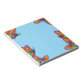 Vlinders en vlinders notitieblok (Schuin)