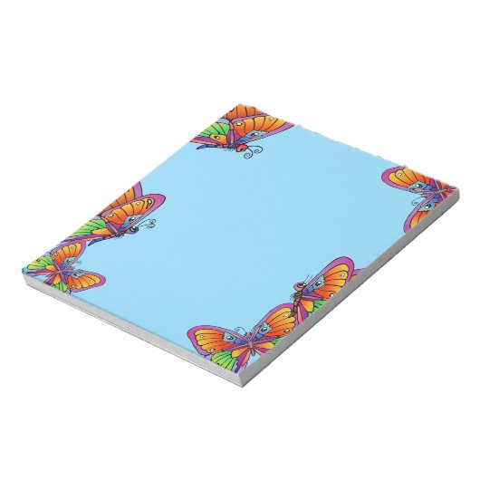 Vlinders en vlinders notitieblok (Linkerzijde)