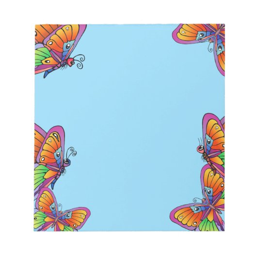Vlinders en vlinders notitieblok (Voorkant)