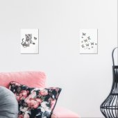 Vlinders en welpen muurkunst sets (Woonkamer)