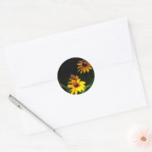 Vlinders en wilde bloemen Stickers (Envelop)