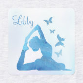 Vlinders en Yoga Labels (Design 2)