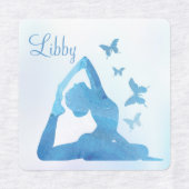 Vlinders en Yoga Labels (Design 1)
