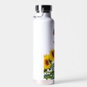 Vlinders en zonnebloemen waterfles (Rechts)