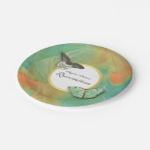 Vlinders en zuidwestelijke kleuren Quinceanera Papieren Bordje (Gekanteld)