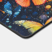 vlinders etherisch schilderij gepersonaliseerd bureaumat (Hoek)