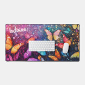  vlinders etherisch schilderij gepersonaliseerd bureaumat (Keyboard & Muis)