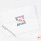 Vlinders Fee Goud Glitter 10e Verjaardagsfeestje Vierkante Sticker (Envelop)