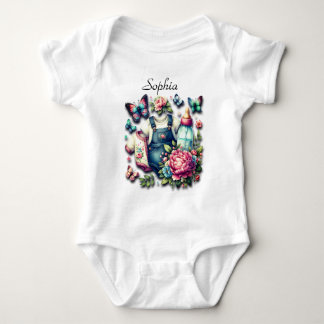 Vlinders, flessenwater en Blue Jeans Spring Romper