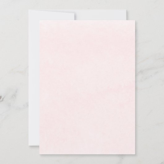 Vlinders Floral Gold Foil Bat Mitzvah Kaart (Achterkant)