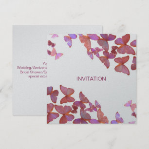 Vlinders Gelieve U Te Voegen Uitnodiging