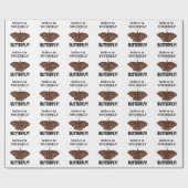 Vlinders geloven in jezelf vlinder cadeaupapier (Vlak)