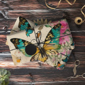 Vlinders Gemengde Media Collage Ephemera Decoupage Tissuepapier