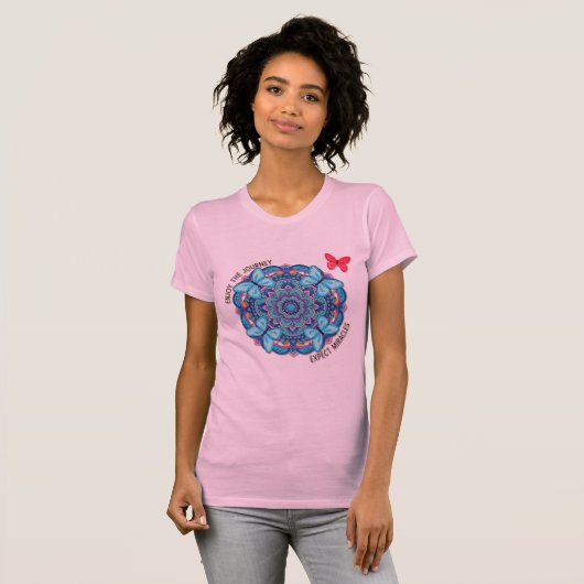 Vlinders Genieten Van De Reis T-shirt (Voorkant volledig)