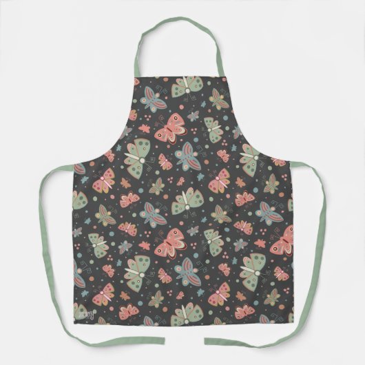 Vlinders Girly Fun Pattern Inspirivity schort (Voorkant)