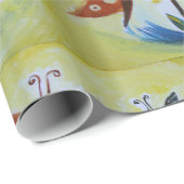 Vlinders Glanzend inpakpapier, 30 in x 6 ft Cadeaupapier (Rol Hoek)