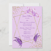  vlinders, glitter en Confetti-dag Kaart (Voorkant)