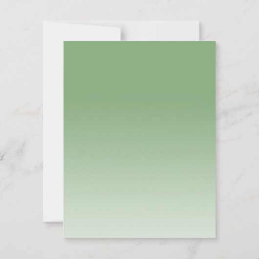 Vlinders & groen | Begrafenis Bedankt (Achterkant)