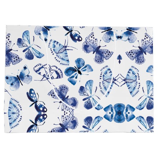 Vlinders Grote Gift Bag Groot Cadeauzakje (Achterkant)