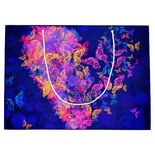 Vlinders Hart Cadeautas (Voorkant)