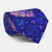 Vlinders Hart Nekband - Liefde  Stropdas (Opgerold)