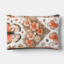 Vlinders, harten en bloemen