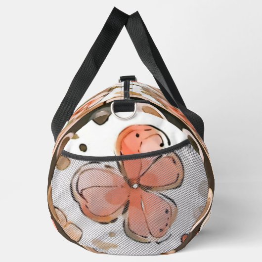 Vlinders, harten en bloemen plunjezak (Rechts)