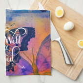 Vlinders Het is goed  Theedoek (Quarter Fold)