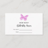 Vlinders - Hoeveel vlinders kussen Informatiekaartje (Voorkant)