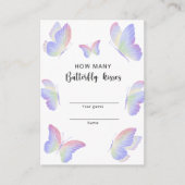 Vlinders - Hoeveel vlinders kussen Informatiekaartje (Voorkant)