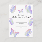 Vlinders - Hoeveel vlinders kussen Informatiekaartje (Voorkant)