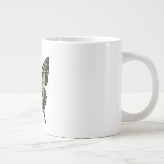 Vlinders in bloei grote koffiekop (Rechts)