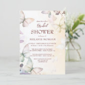 Vlinders in Bloemendaal Vrijgezellenfeest Kaart (Staand voorkant)