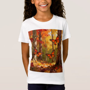 Vlinders in bos t-shirt
