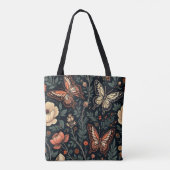 Vlinders in de Middernachttuin Tote Bag (Achterkant)