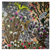  Vlinders in de wilgen illustratie Tegeltje (Voorkant)