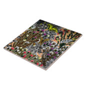  Vlinders in de wilgen illustratie Tegeltje (Zijkant)