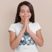 Vlinders in Delfts Blauw, aanpasbaar T-shirt