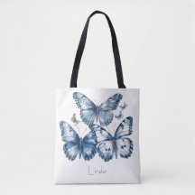 Vlinders in Delfts Blauw
