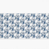 Vlinders in Delfts Blauw Yogamat