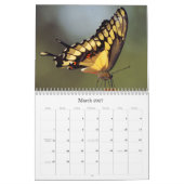 Vlinders in een Bloementuin Kalender (Mar 2027)