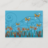 Vlinders in een bubbel - Gepersonaliseerd Visitekaartje (Achterkant)