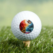 Vlinders in een kleurrijk storm. golfballen (Insitu Shirt)