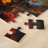 Vlinders in een Tuinpuzzel Legpuzzel (Zijkant)