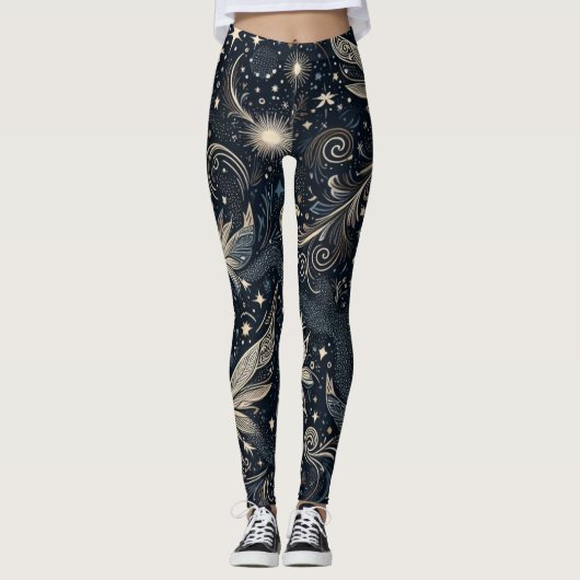 Vlinders in het maanlicht leggings (Voorkant)