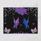 Vlinders in liefde briefkaart (Voorkant)
